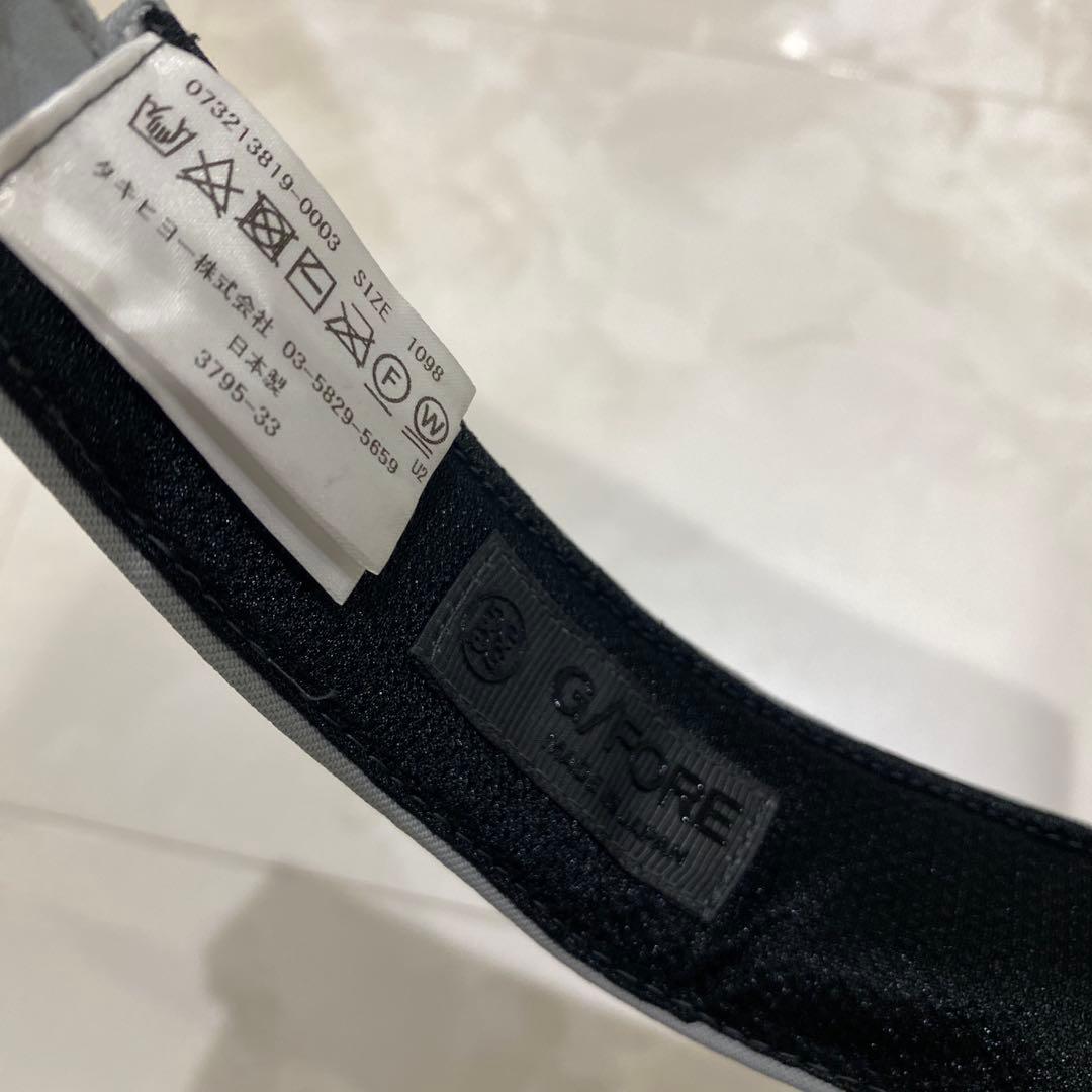【新品】G/FORE（ジーフォア）　サンバイザー　リボン　ゴルフ