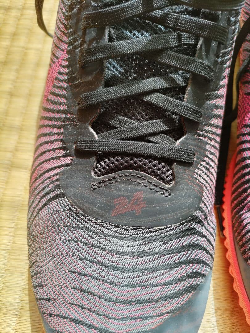 ［29.5］Nike KB Mentality2 ブラック/ピンク