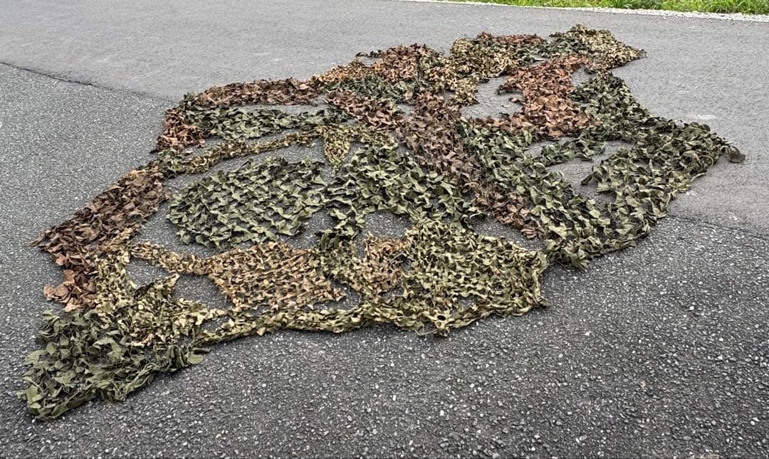 米軍　偽装網　カモフラージュネット　ウッドランド