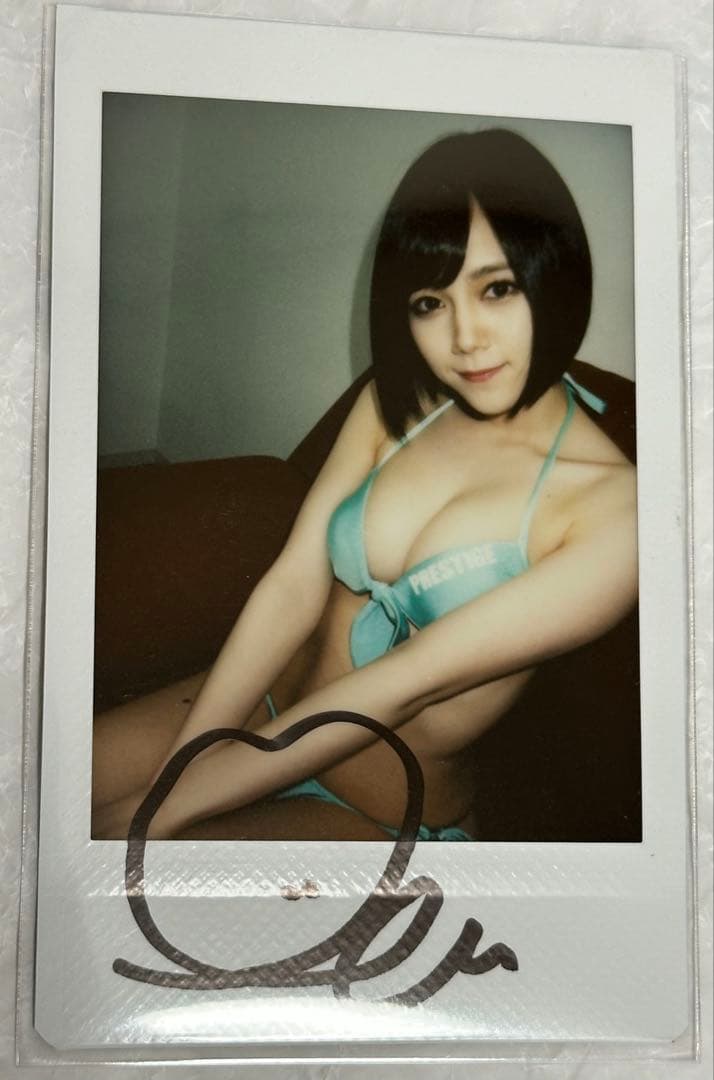 涼森れむ　直筆サイン入りチェキ　チェキ　初期サイン　初期チェキ