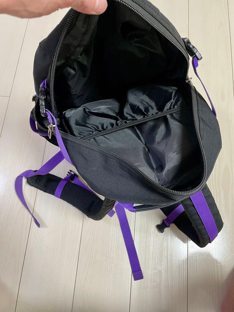 【美品✨】スポルディング バスケ リュック バックパック ブラック　パープル