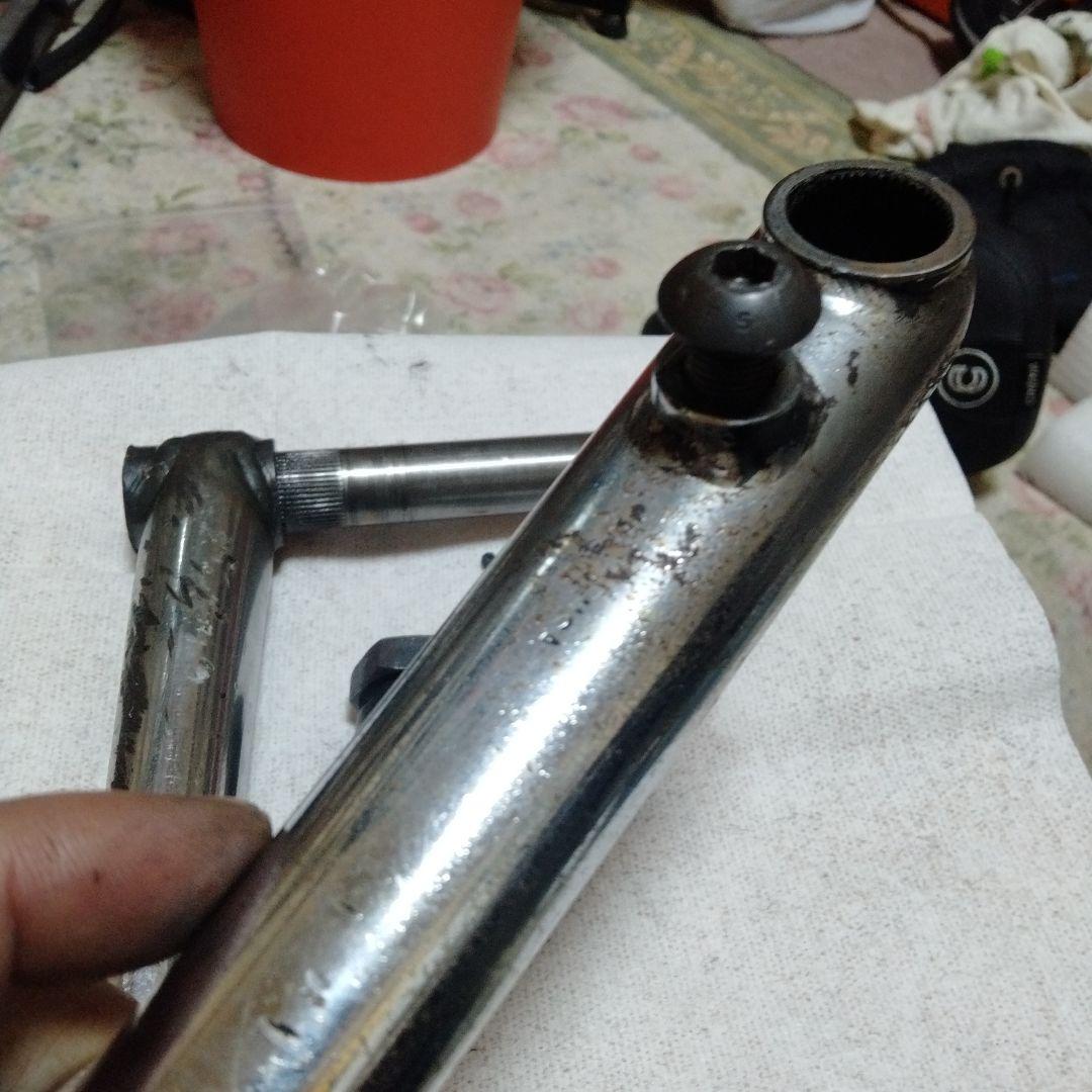 BMX　プロファイルレーシング　クランクセット　165ミリ　チタン製スピンドル