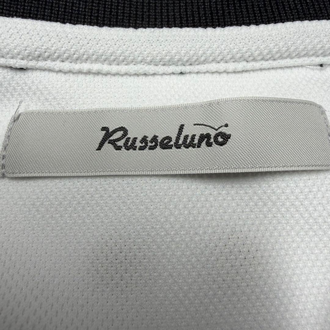 RUSSELUNO ポロシャツ サイズ5 グラフィックプリント 美品【1164】
