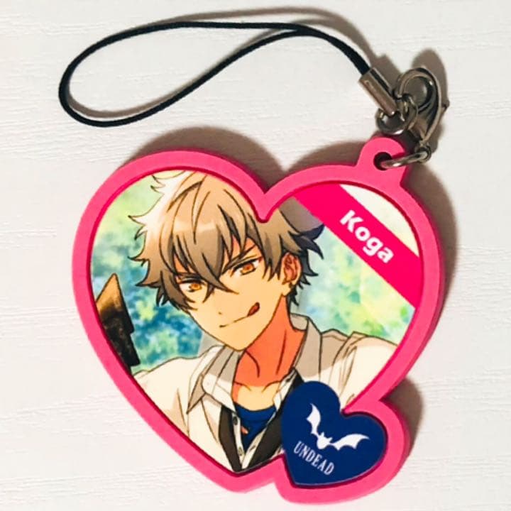 新品★あんスタ【UNDEAD】アニカフェ★ラバーチャーム★4点セット