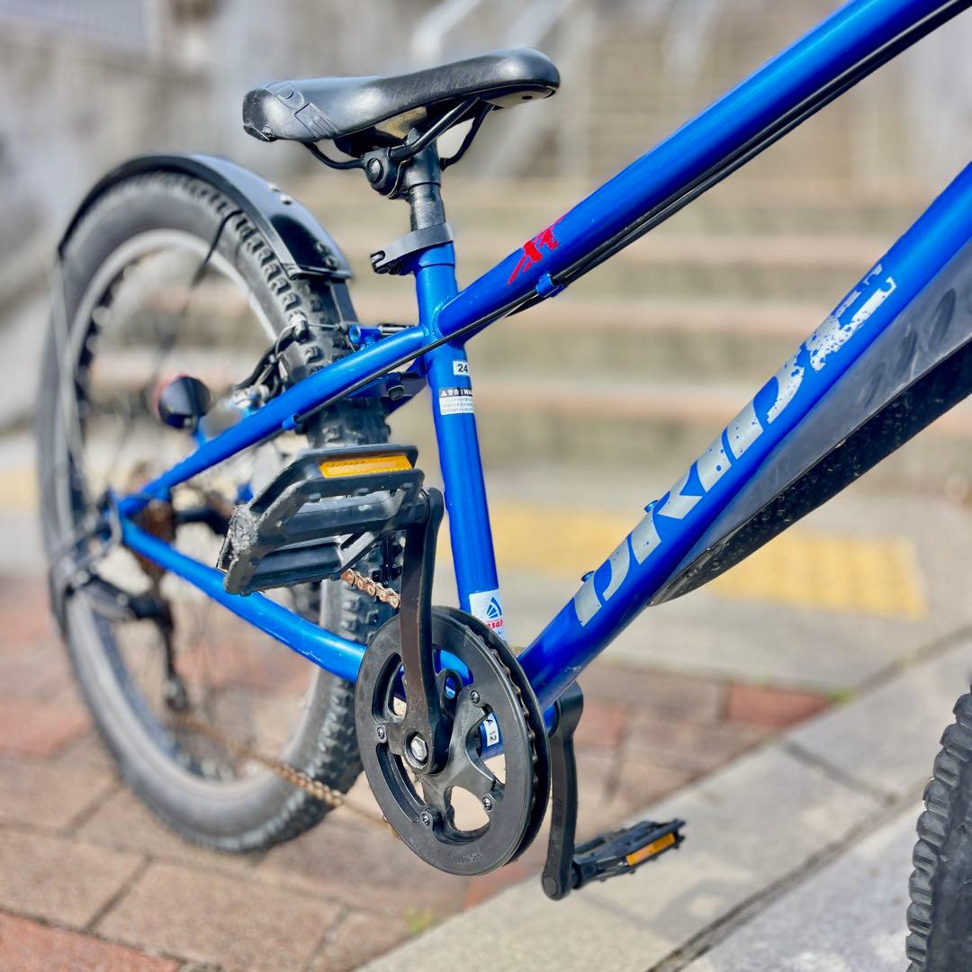 2020年式 PRIDE 24インチ 7段変速 ジュニアMTB ブルー（整備済）