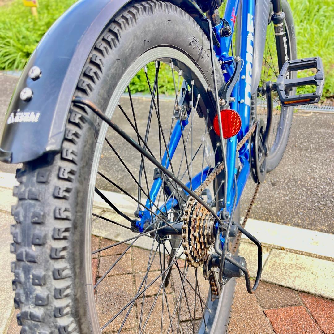 2020年式 PRIDE 24インチ 7段変速 ジュニアMTB ブルー（整備済）