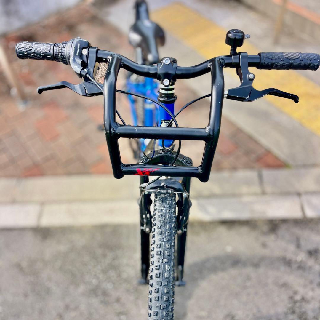 2020年式 PRIDE 24インチ 7段変速 ジュニアMTB ブルー（整備済）