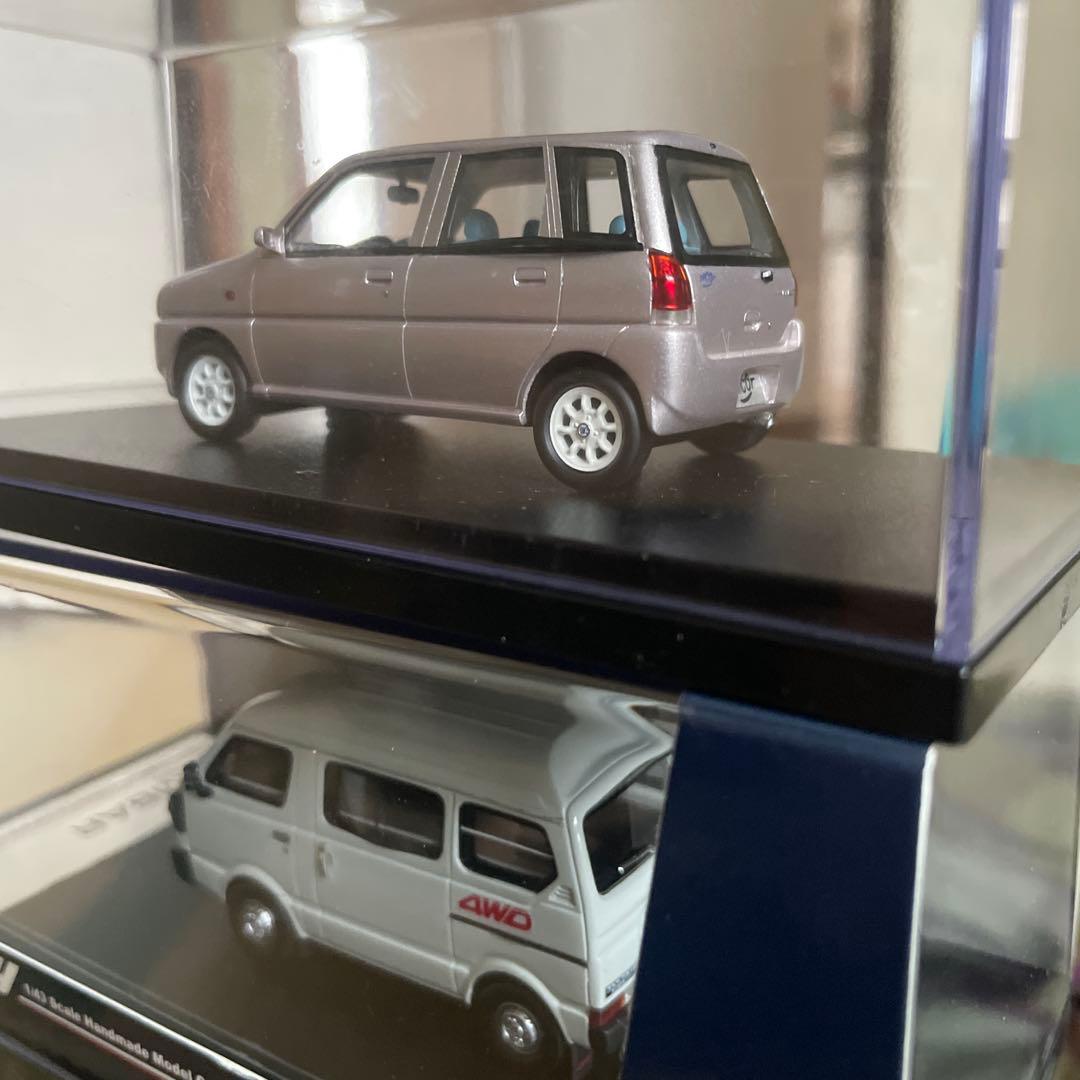 Hi-story 1/43 SUBARU Pleo & Sambar 2台