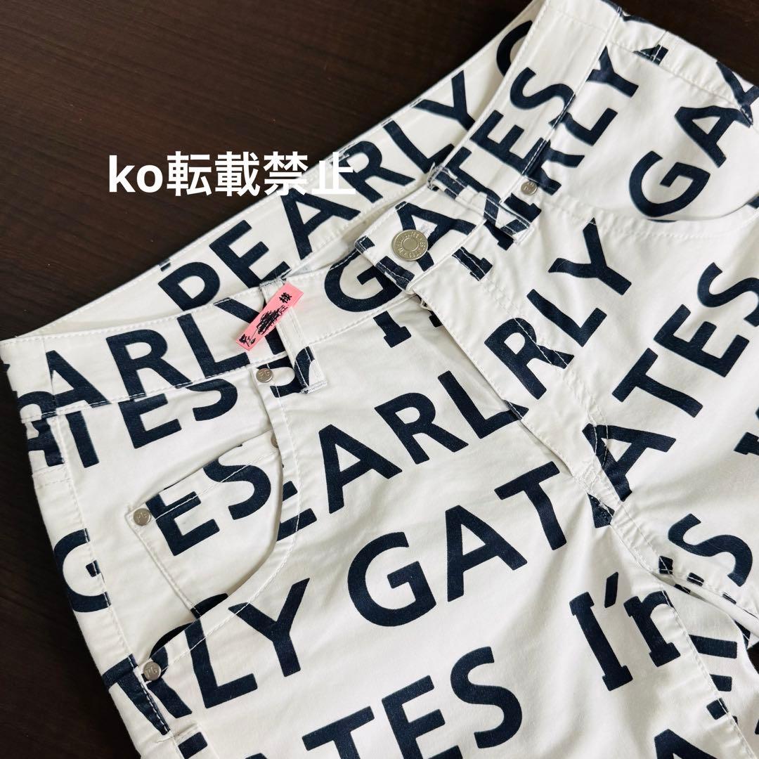 【美品】PEARLY GATES パーリーゲイツ 総柄 ゴルフパンツ サイズ 1