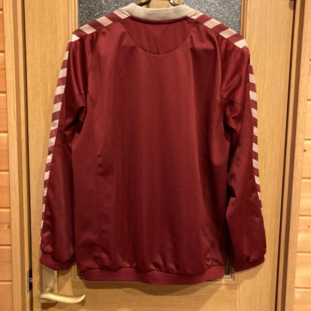 hummel デンマーク代表　スウェット ワインレッド　L