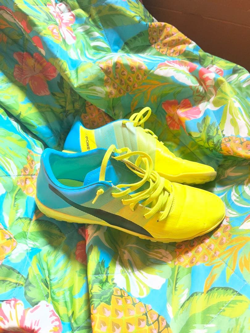 Puma Power サッカーシューズ イエロー/ブルー