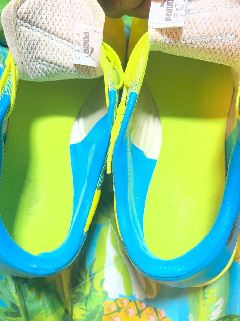 Puma Power サッカーシューズ イエロー/ブルー