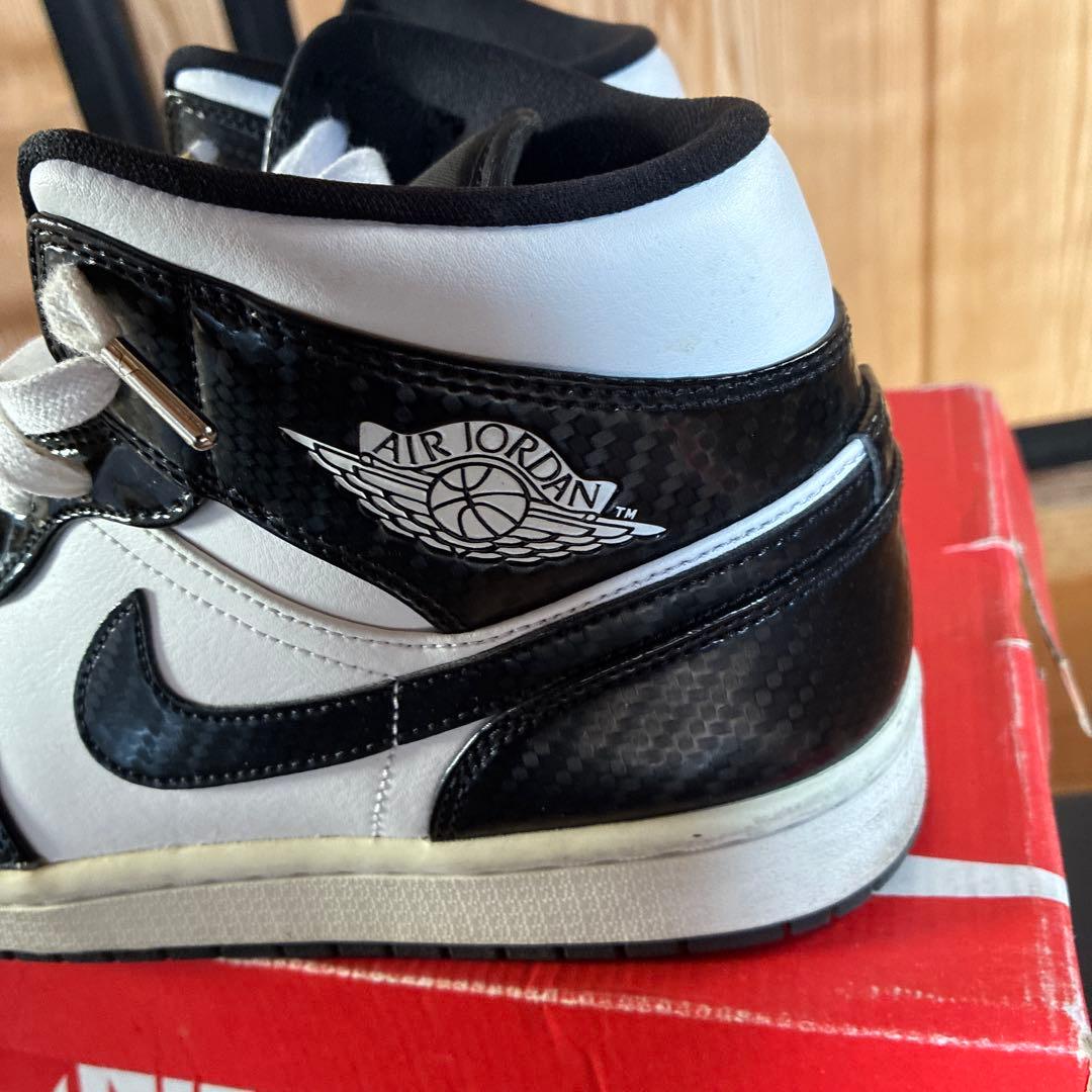 Nike Air Jordan 1 ハイカットシューズ 白/黒