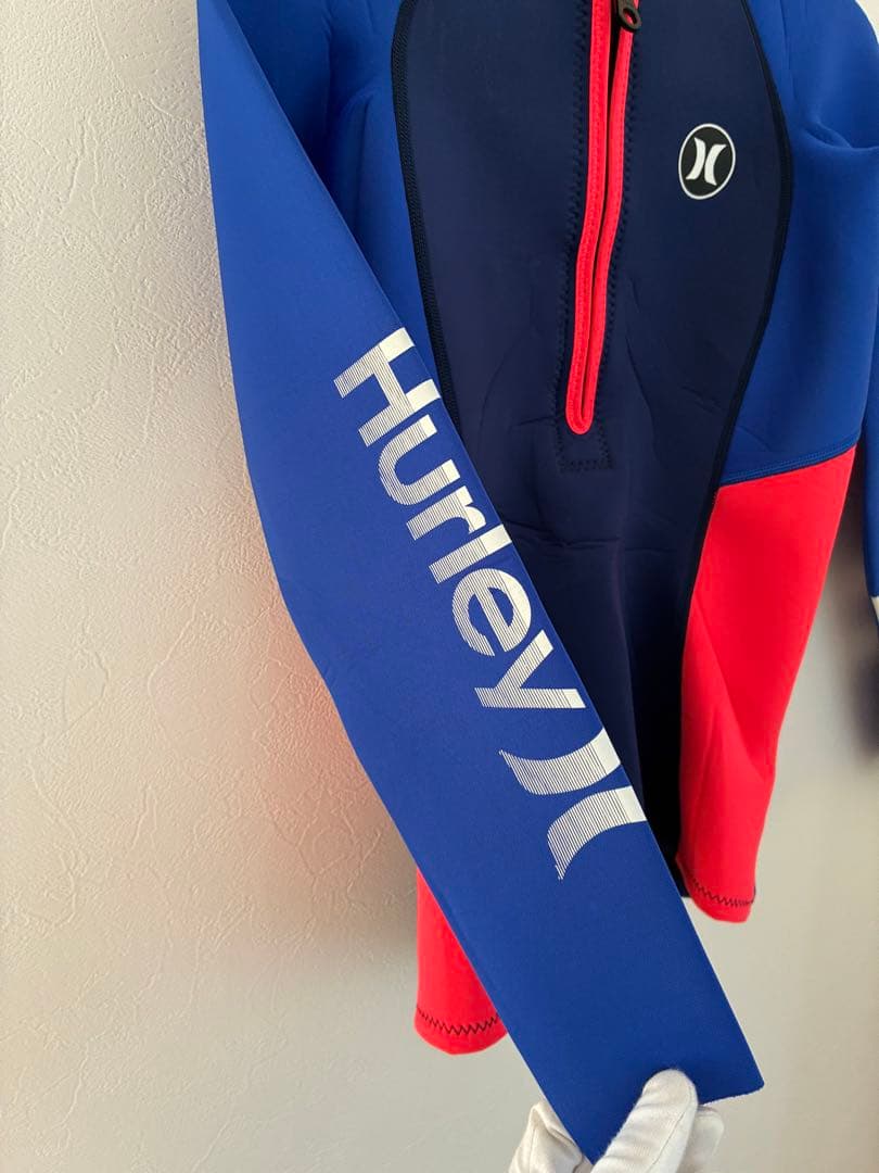 Hurley ハーレー ウェットスーツ 青・赤 バイカラー　8