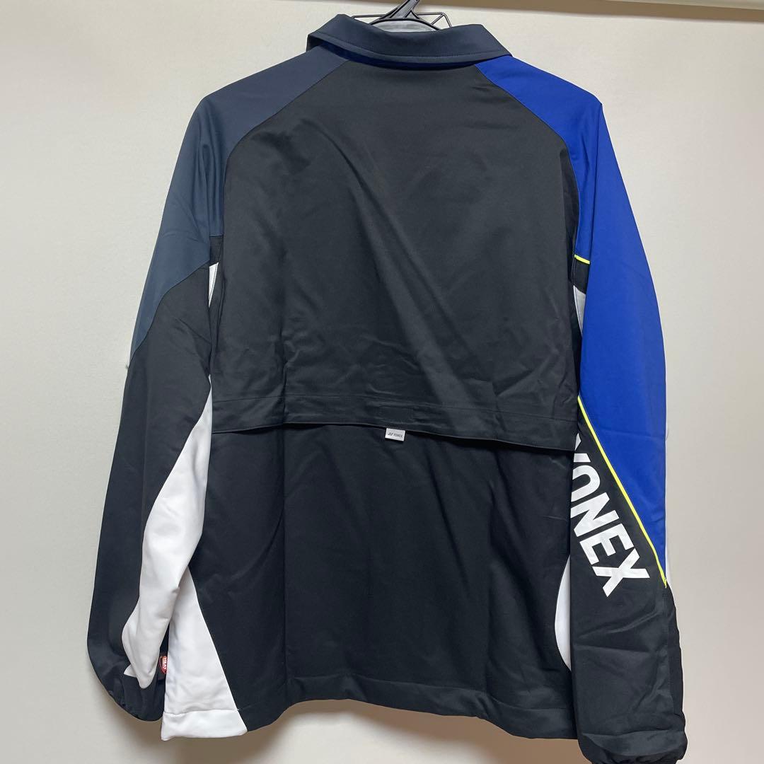 YONEX ジップアップジャケット 青 黒 新品タグ付き　レディース