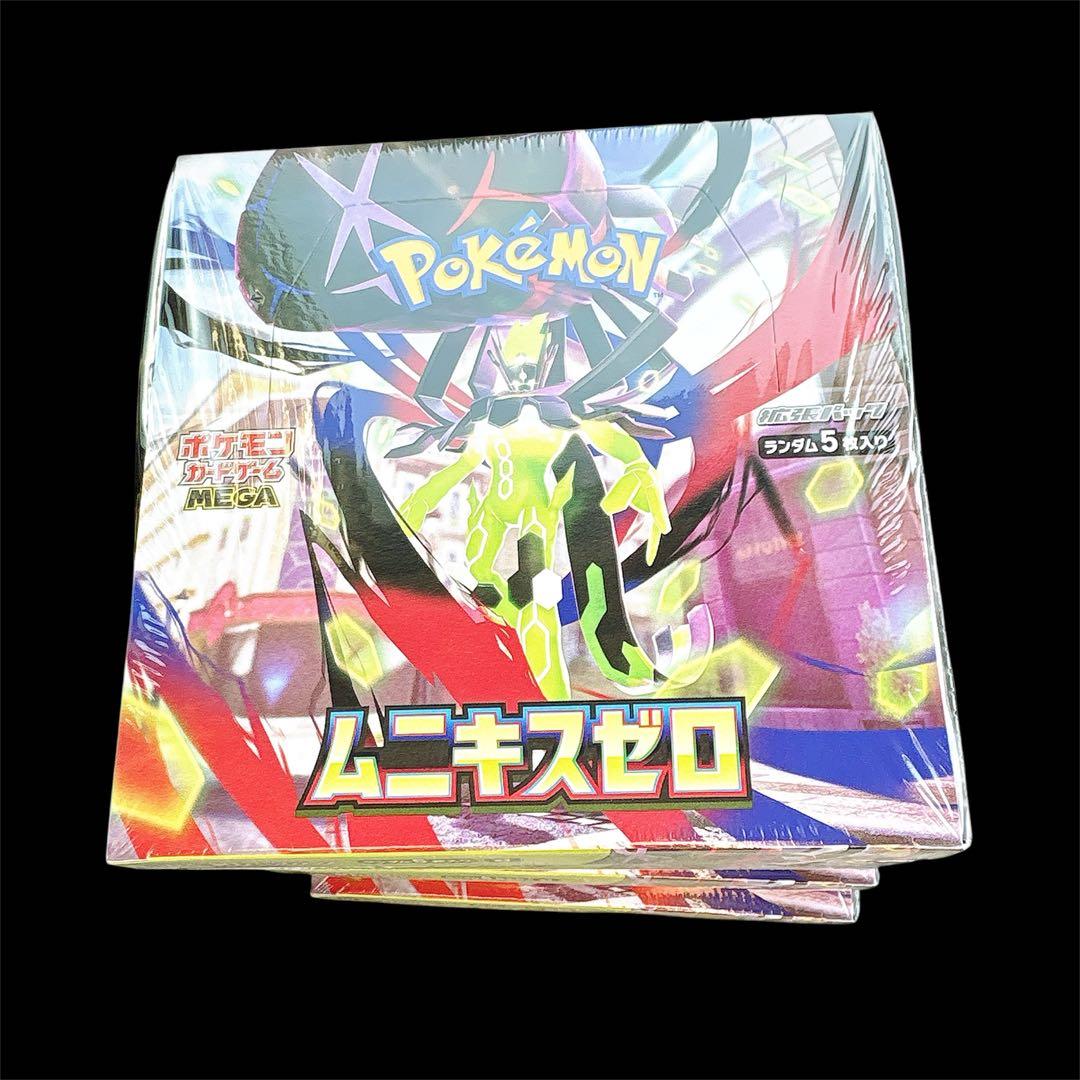 【新品未開封】ポケモンカード ムニキスゼロ シュリンク付き 4BOX