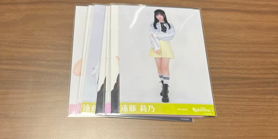 遠藤莉乃 直筆生写真