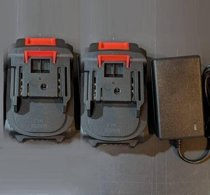よ*し様 使用品【専用バッテリー2個+専用充電器付き】 電動除雪機 除雪機 折り