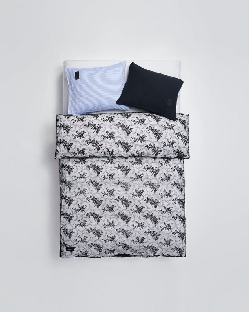 《新品未使用》Magnibarg Rose Duvet Cover ブラック
