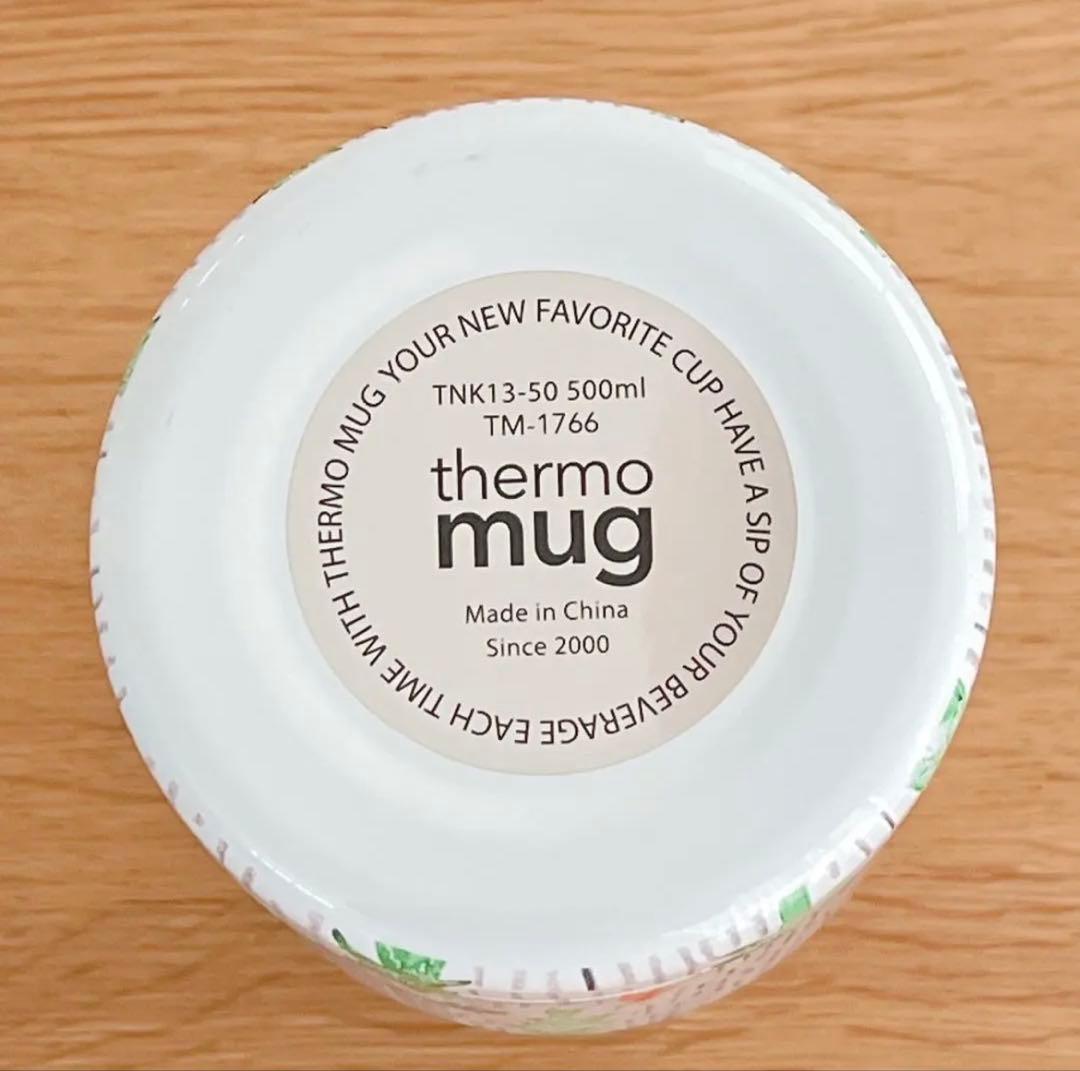 ミナペルホネン one day ホワイト サーモマグ 500ml