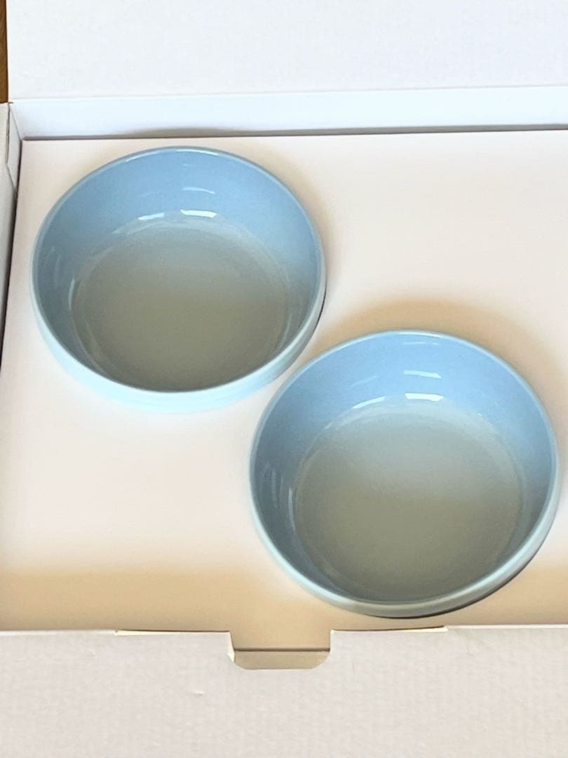 新品 ル・クルーゼ レジェ・テーブルウェアセット ホワイト/コースターブルー