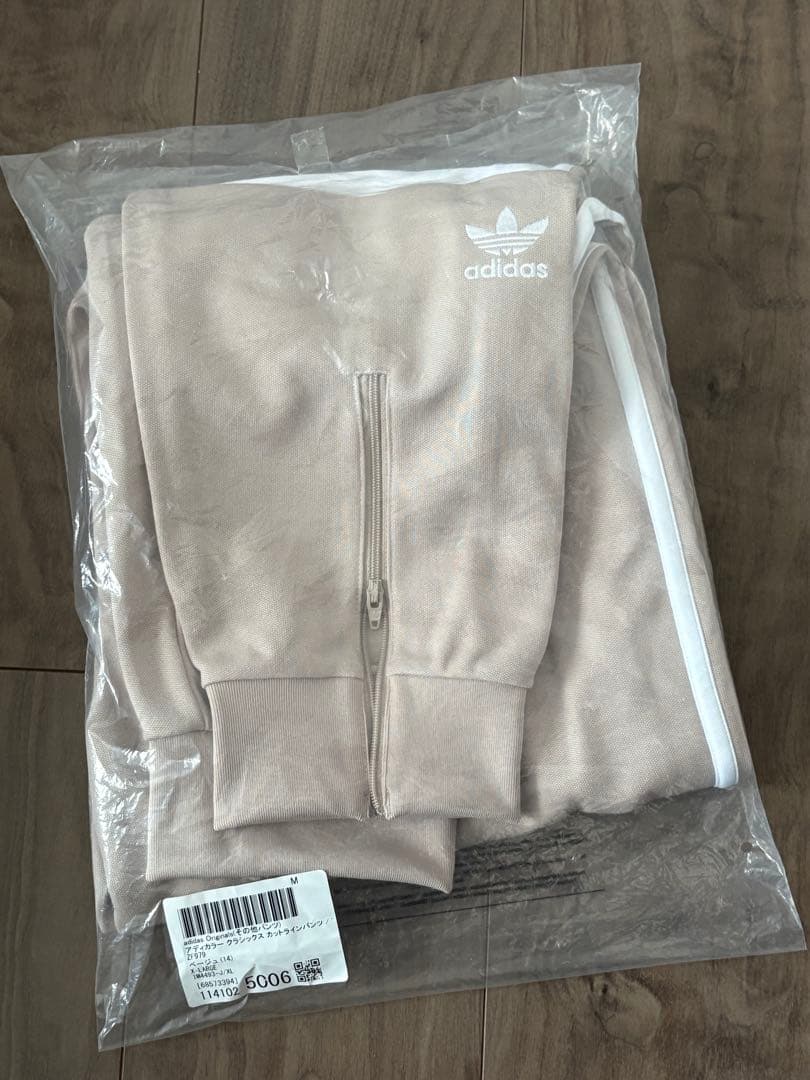 adidas アディカラー カットラインパンツ ベージュ XL 新品未使用