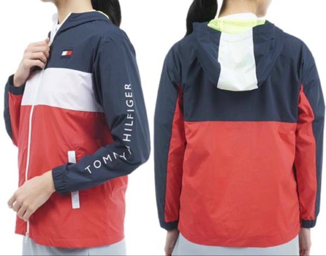 S ☆新品　トミーフィルフィガー　サイドオープン ウィンドジャケット　レディース