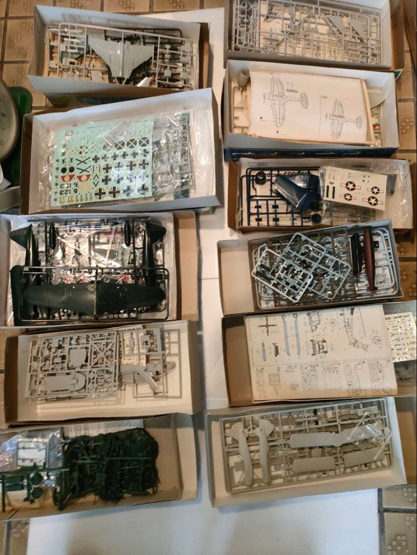 飛行機 プラモデル 全11品 昭和レトロ