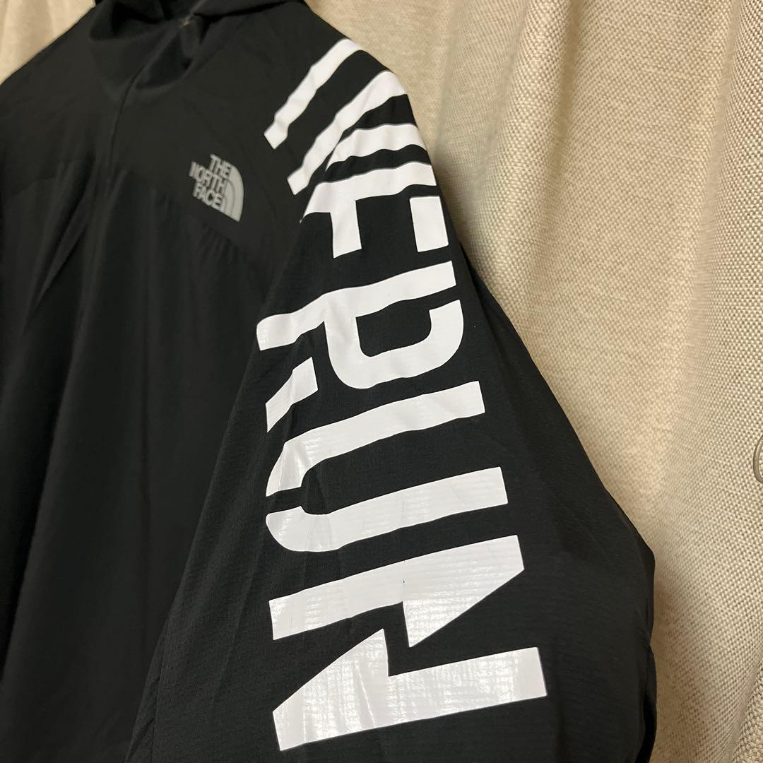 THE NORTH FACE ブラック ナイロンジャケット　TNFRUN M