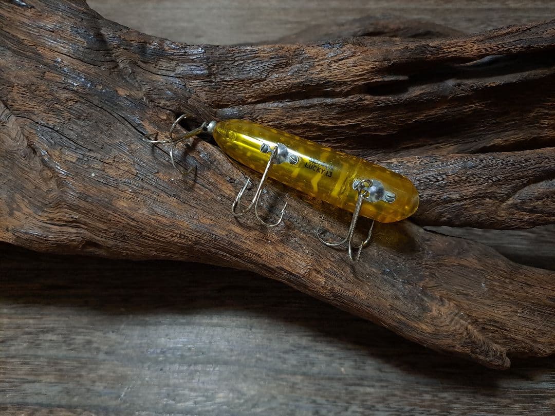 HEDDON　ヘドン　ラッキー13　クリアイエロー　コーチドッグ