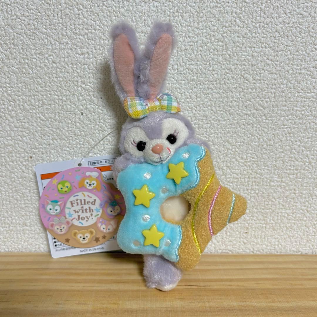 ダッフィー ドーナツ　フィルドウィズジョイ　ぬいぐるみバッジ　ステラルー