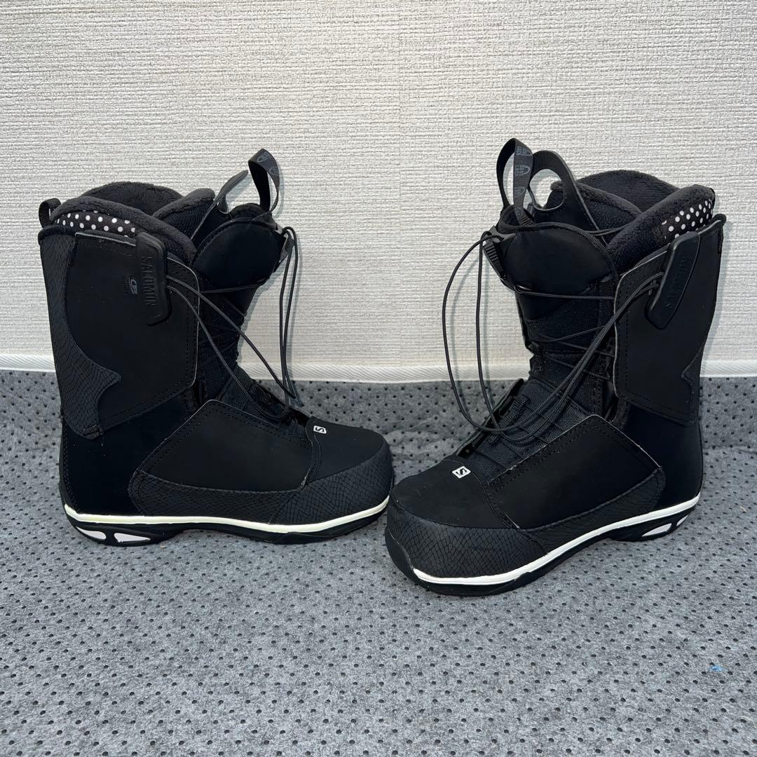 数回使用 23.5cm SALOMON KIANA スノーボード レースブーツ