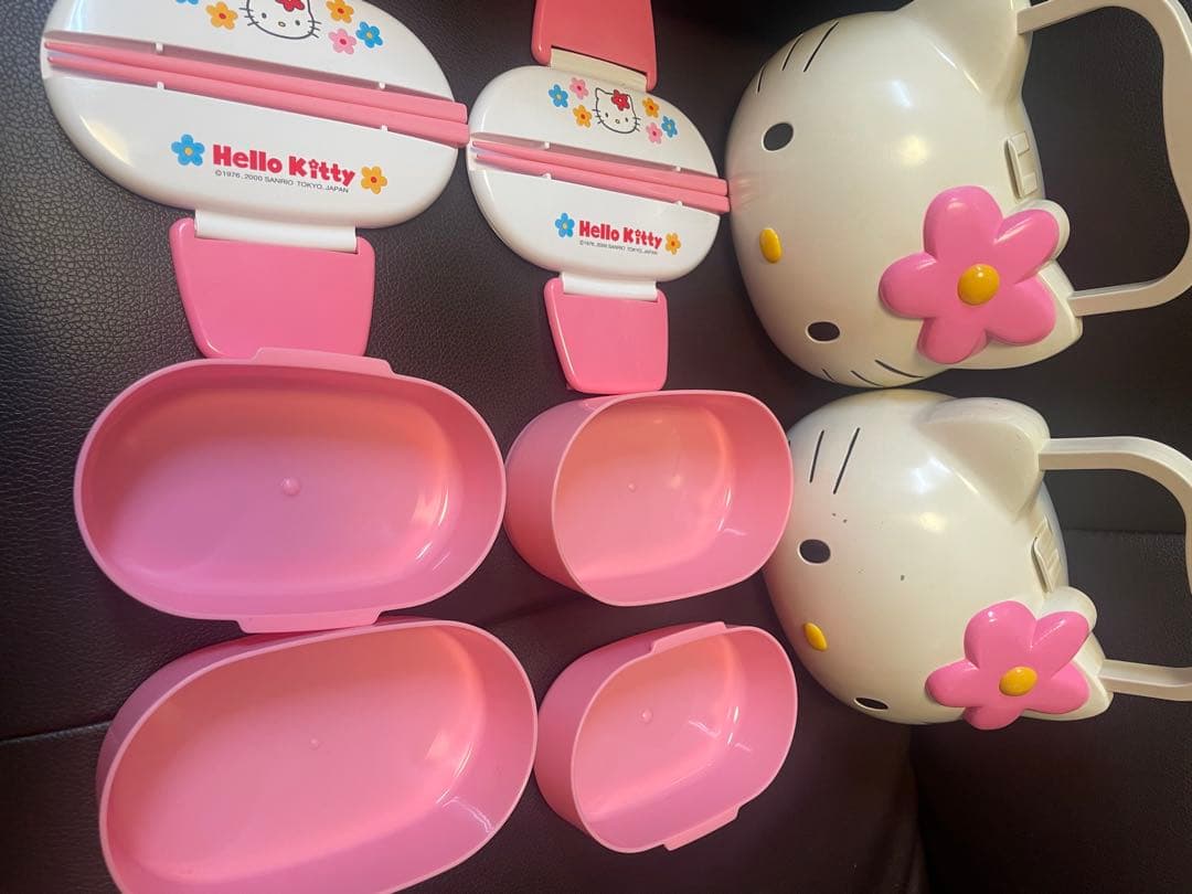 Hello Kitty 子ども用弁当箱セット　2点セット 珍しい　希少