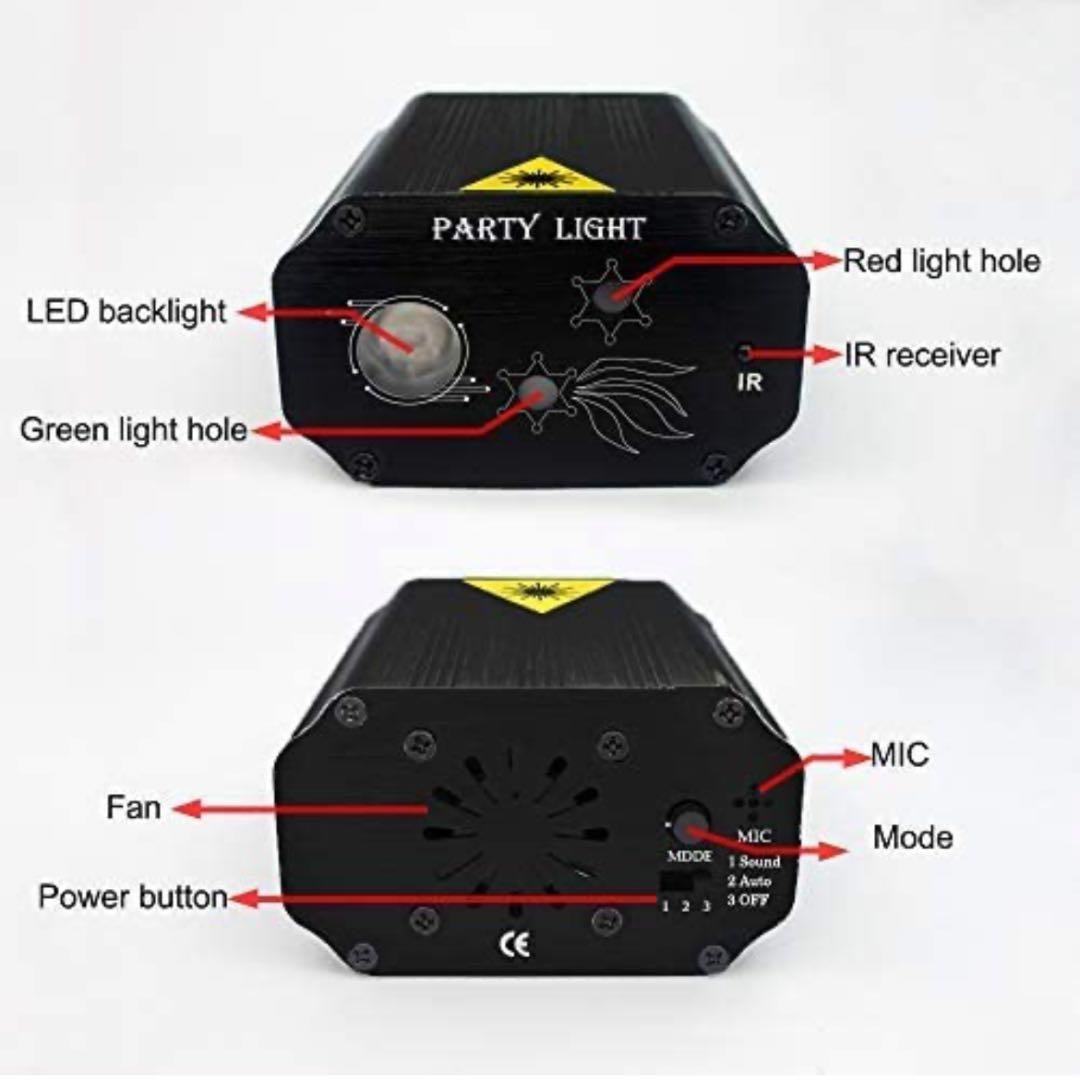 パーティーライトディスコライトdj機器, SPOOBOOLA舞台照明ストロボ照明