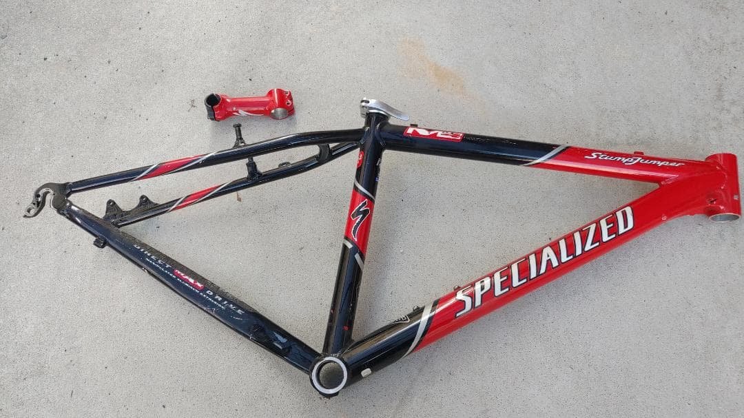 赤黒 specialized スペシャライズド stumpjumper MTB