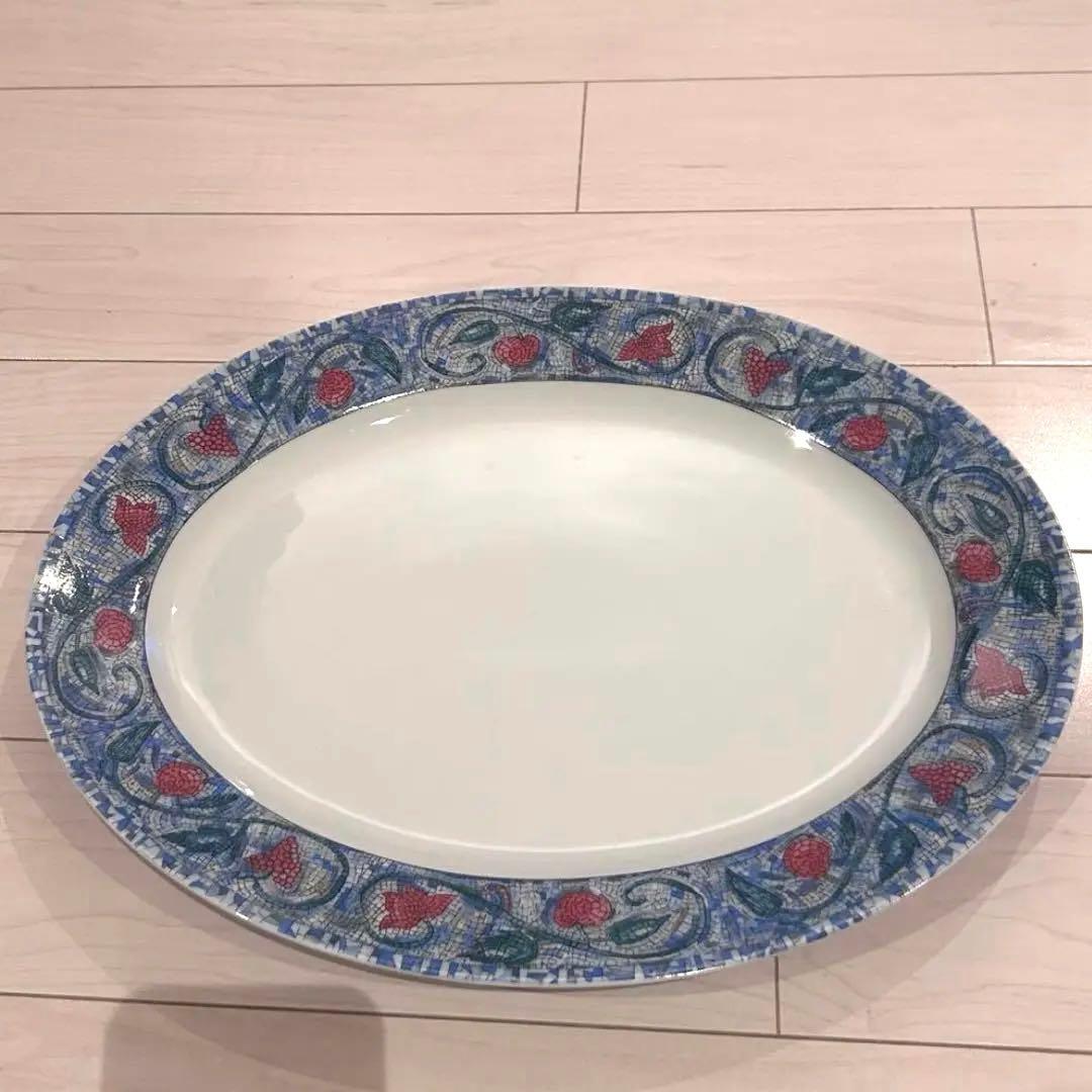 アビランド リモージュ　フルーツモザイク オーバル大皿 40cm 未使用 希少