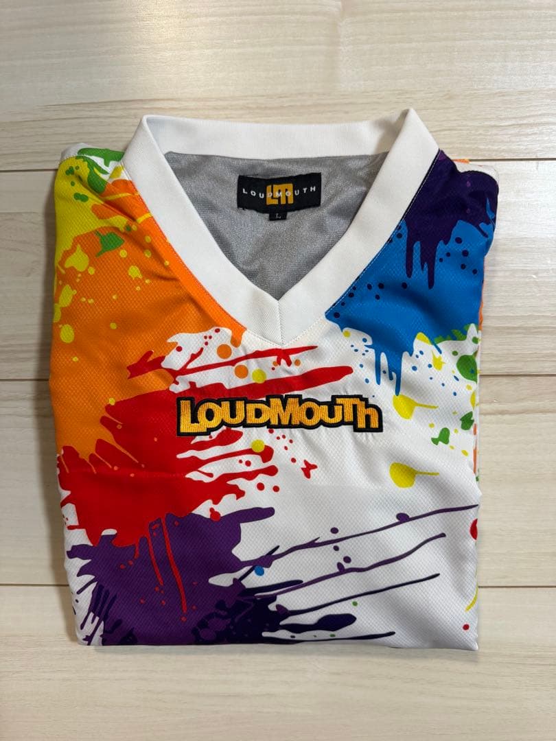 LOUDMOUTH カラフルスプラッシュプルオーバー