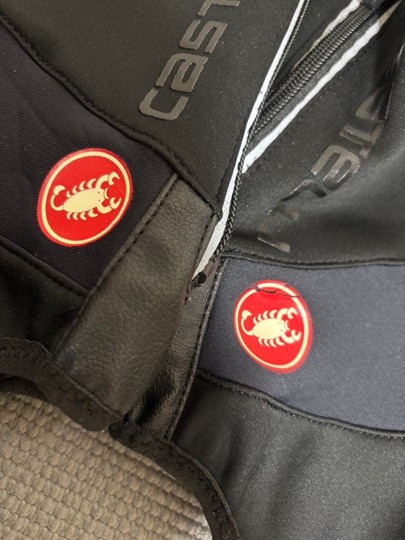 カステリ CASTELLI 防寒シューズカバー 26.5cm 1回使用 美品