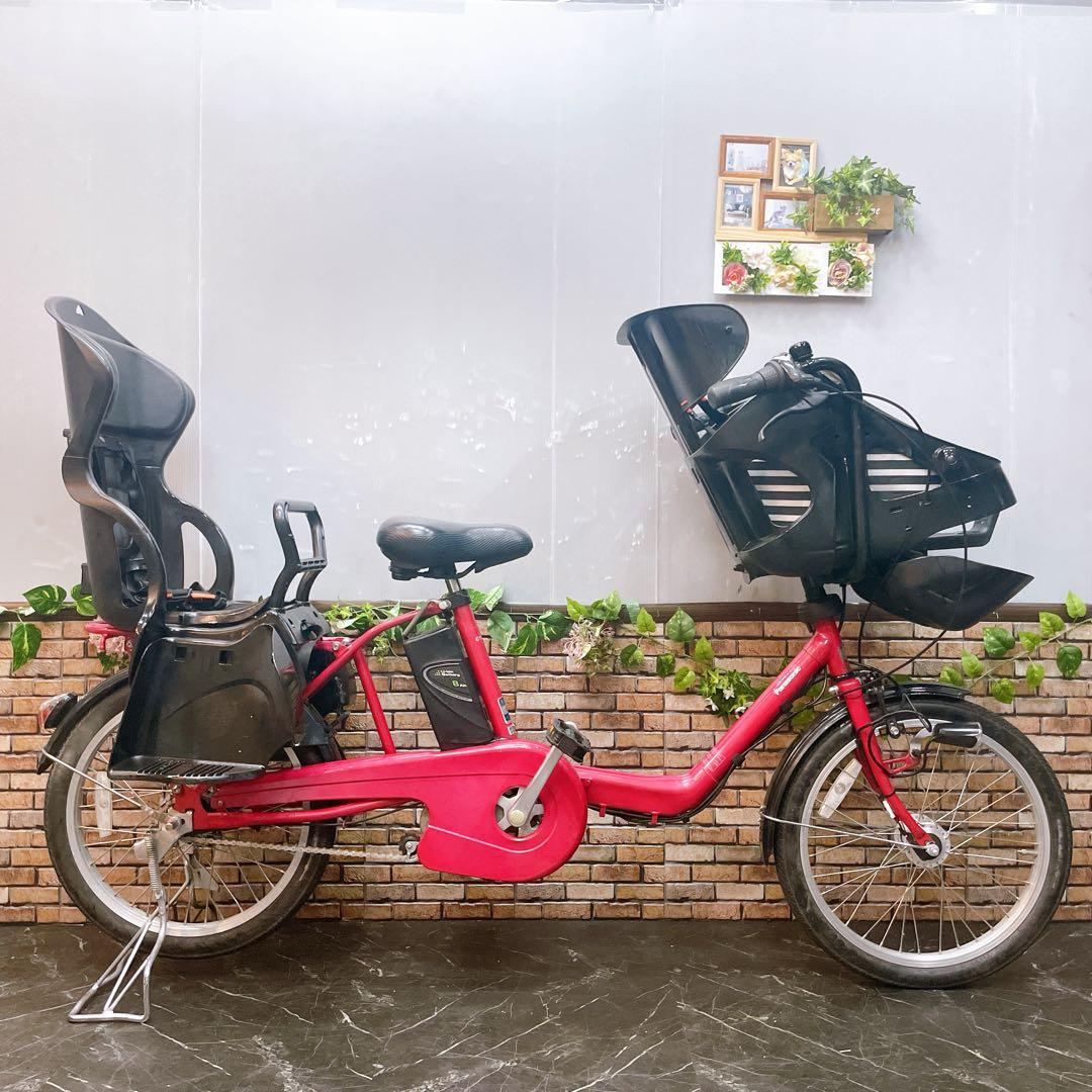 【53】子供乗せ電動自転車 Panasonic Gyutto ピンク 20インチ