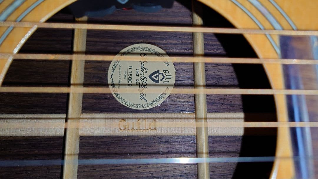 【美品】GUILD D-150CE エレアコ オール単板 ギグバッグ付