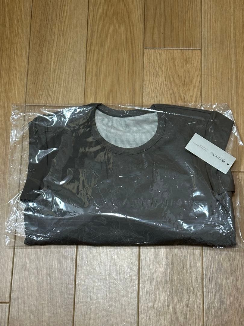 LAVA限定【SUKALA】カップ付きクロップドTee ブラウン S