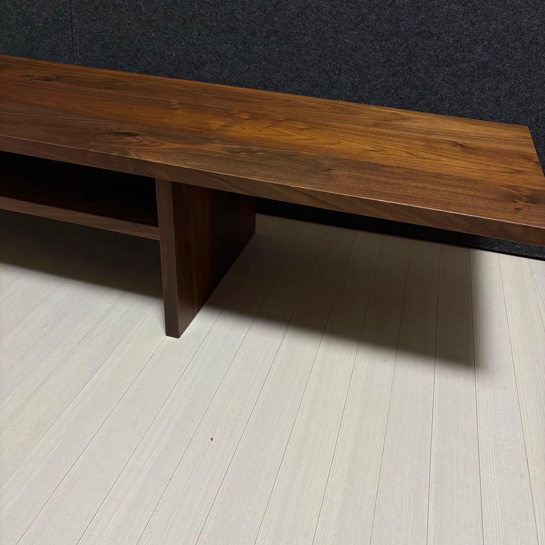 大川家具　コの字　Konoji テレビボード　無垢材　ウォールナット　テレビ台