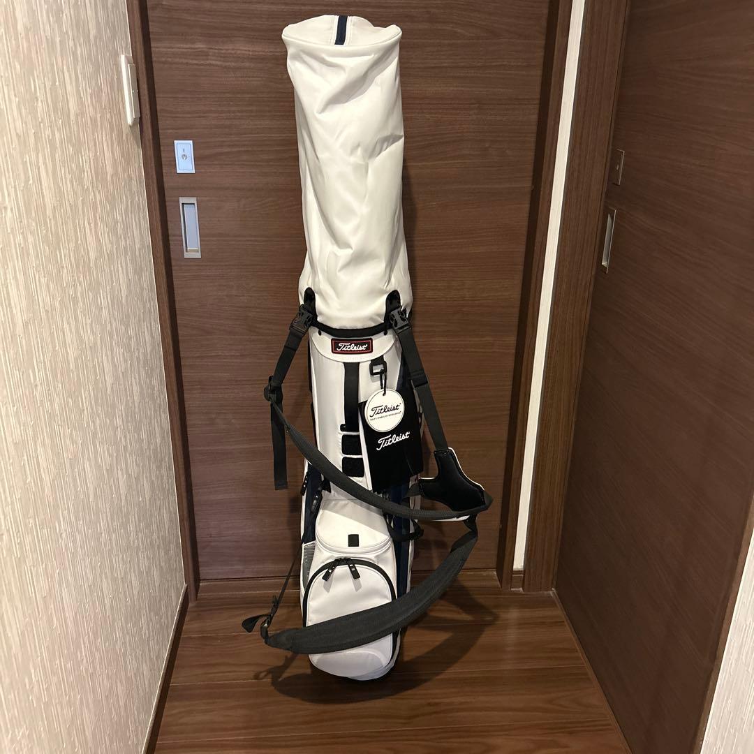 Titleist キャディバッグ ホワイト×ネイビー