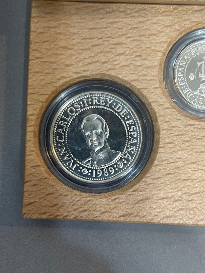 スペイン銀貨 1492-1992 新大陸500周年記念 5枚セット 銀925