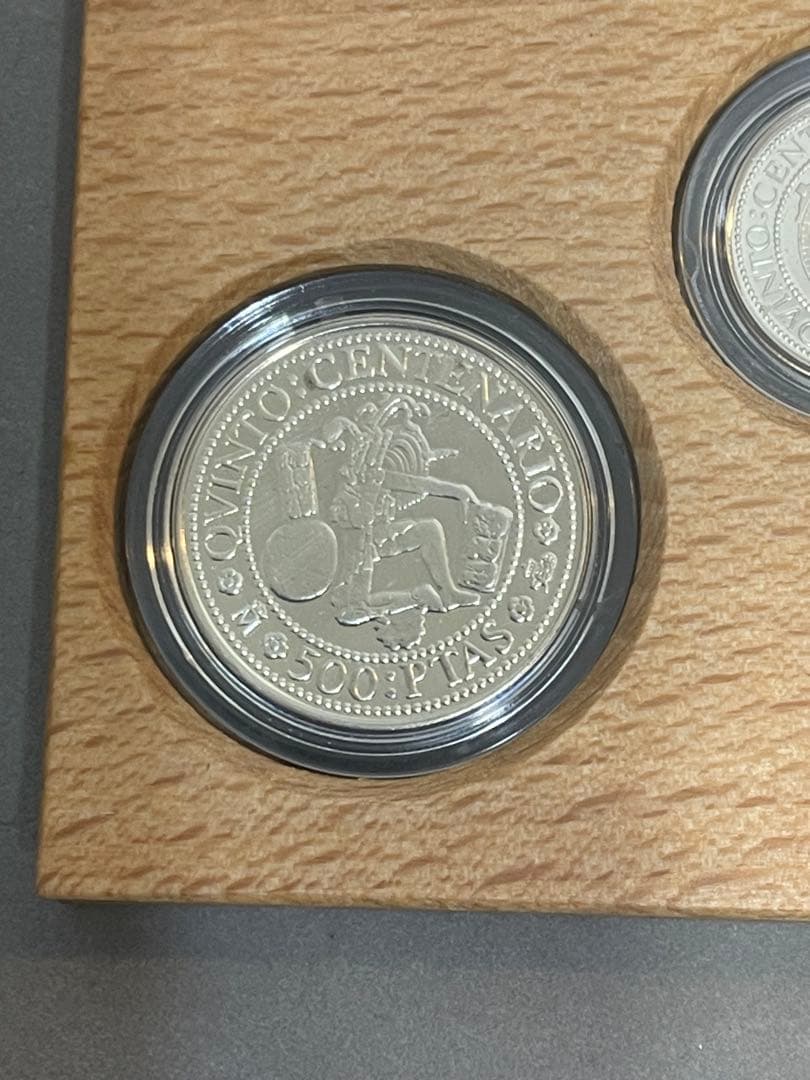 スペイン銀貨 1492-1992 新大陸500周年記念 5枚セット 銀925