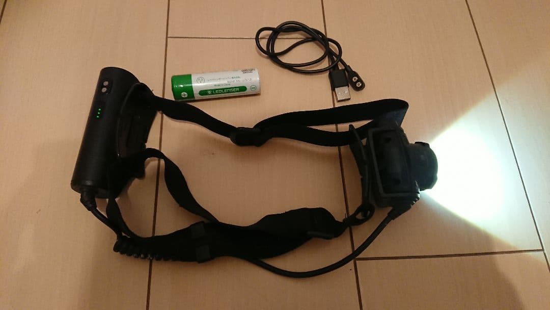 LEDLENSER 充電式ヘッドランプ ブラック