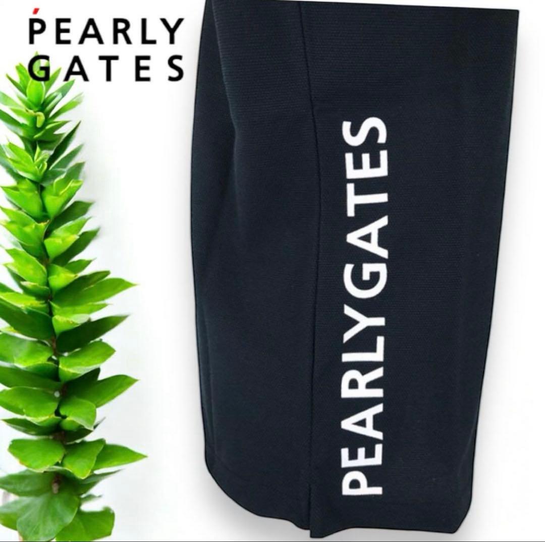 PEARLY GATES❣️コンパクトタック鹿の子ポロ 即完売品 新品ブラック