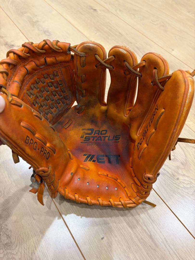 ZETT一般硬式内野手オーダーグローブ！廃盤品！