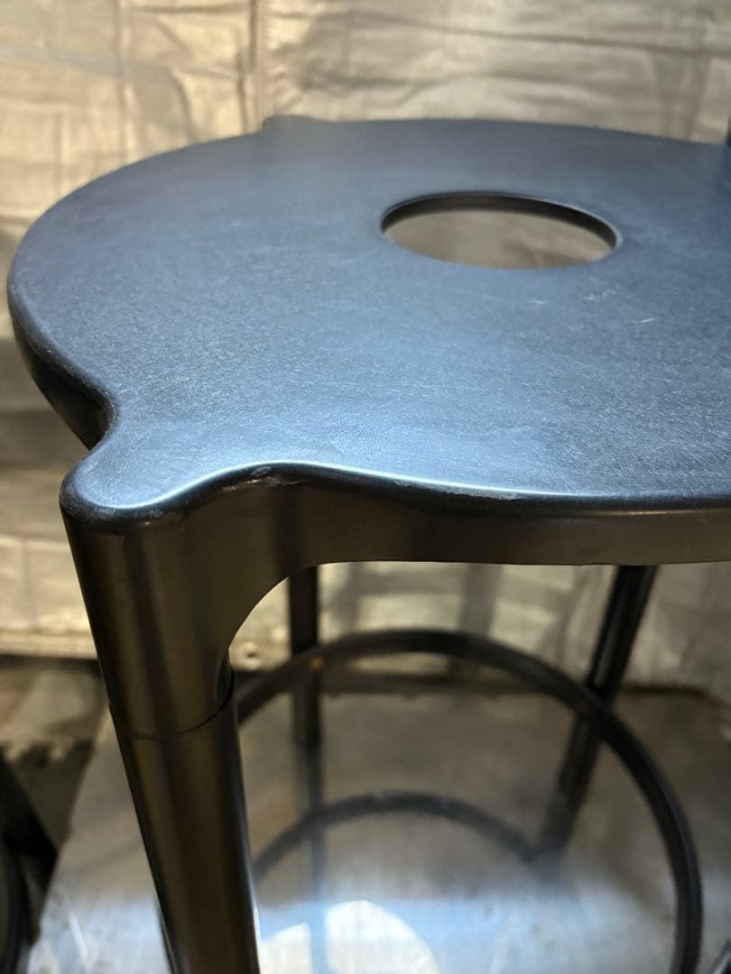 ①希少Kartell カルテル カウンターチェア　80'90s ?イタリア　円形