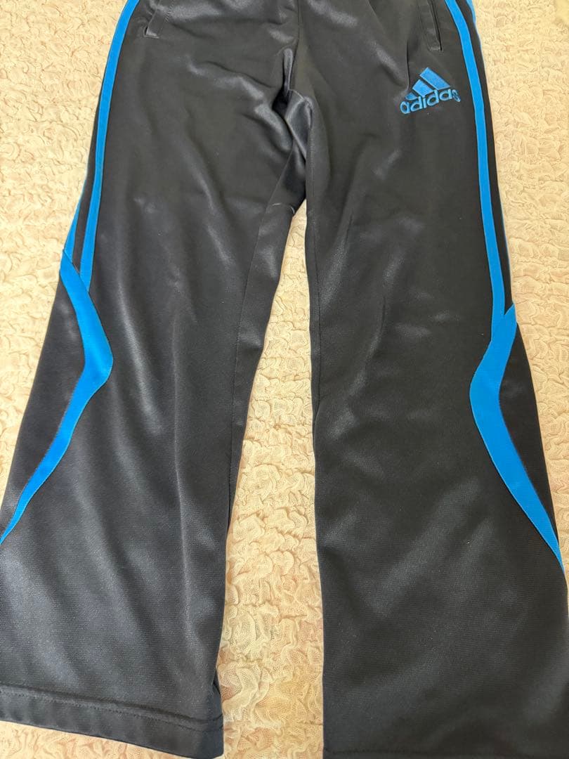 adidas トレーニングジャケット のみ黒/青セット